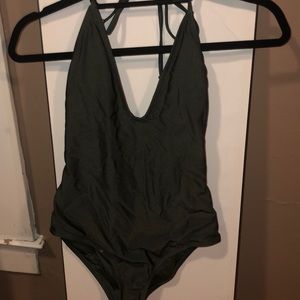 One piece bathing suit!